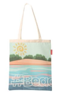 Baghashtag Beach Bag Baskılı Bez Çanta