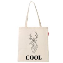 Baghashtag Cool Geyik Baskılı Bez Çanta