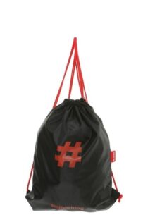 Baghashtag Siyah Kırmızı Sırt Çantası