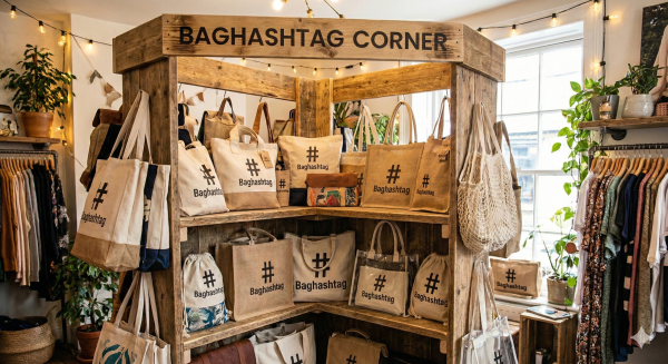 Baghashtag Ahşap Mağaza Standı