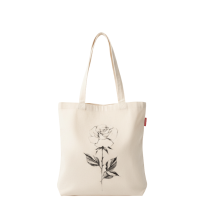 Baghashtag Bez Çanta Tek Gül Baskılı