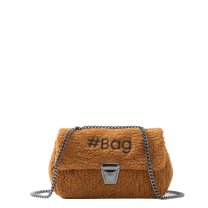 Baghashtag Kahverengi Mini Peluş Çanta