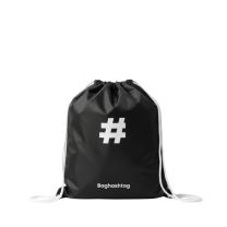 Baghashtag Siyah Beyaz Sırt Çantası