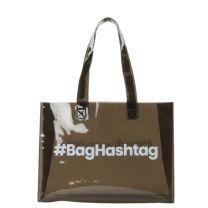 Baghashtag Siyah Şeffaf Plaj Çantası