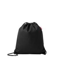 Baghashtag Baskısız Büzgülü Siyah Sırt Bez Çanta