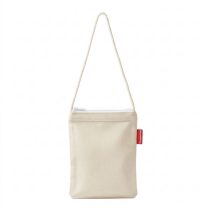 Baghashtag Baskısız Çapraz Askılı Fermuarlı Kanvas Çanta