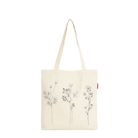 Baghashtag Bez Çanta Üç Çiçek Baskılı