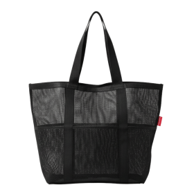 Baghashtag Büyük Boy 6 Cepli Siyah File Plaj Çantası