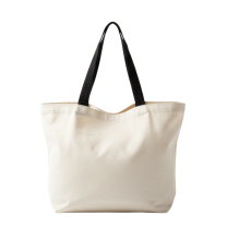 Baghashtag Siyah Kulplu Kanvas Bez Çanta