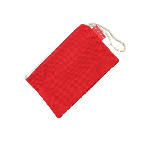 Baghashtag Kırmızı Clutch Bez Çanta 6 Baghashtag Kırmızı Clutch Bez Çanta - Görsel 6