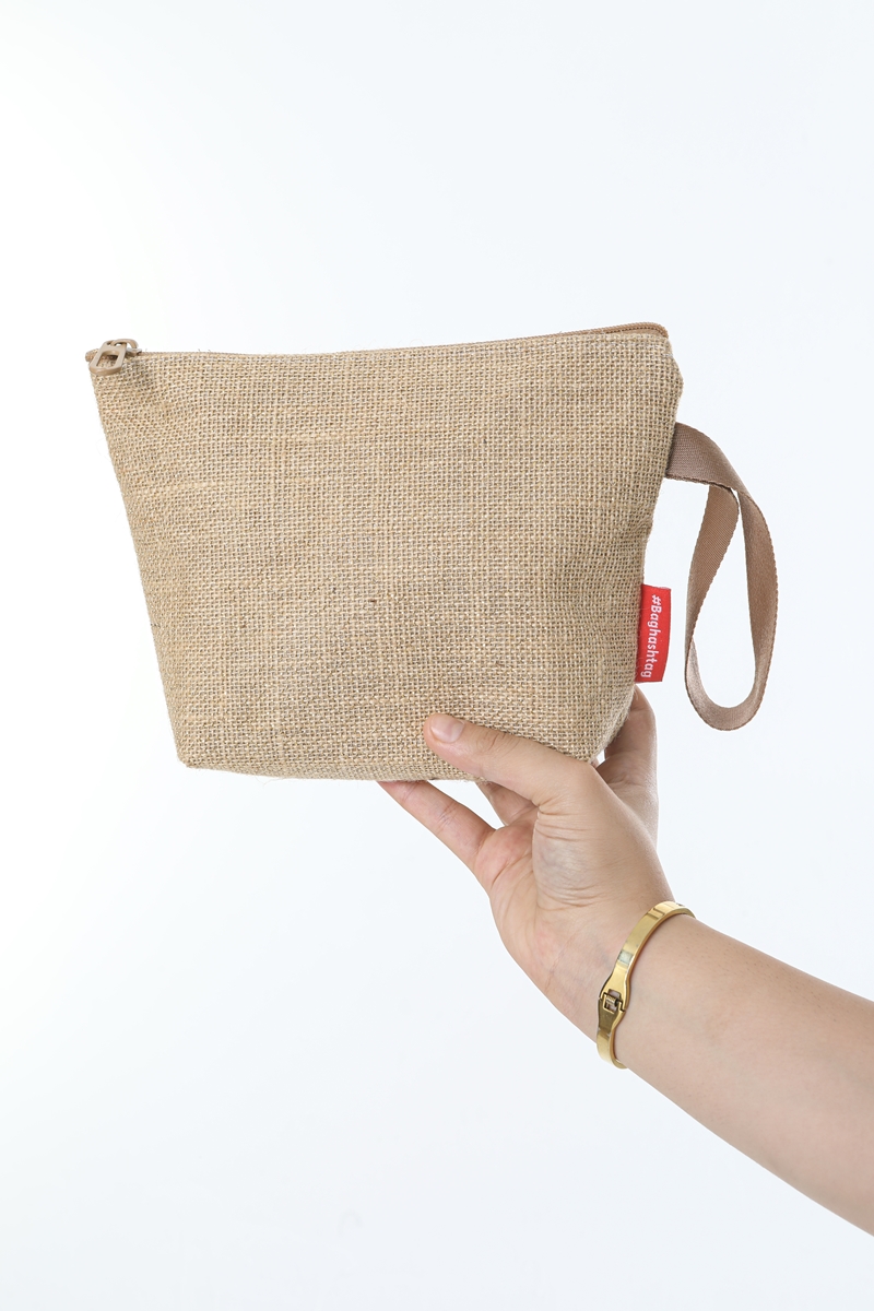 Baghashtag Simli Körüklü Jüt Hasır Portföy Çanta 7 Baghashtag Simli Körüklü Jüt Hasır Portföy Çanta - Görsel 7