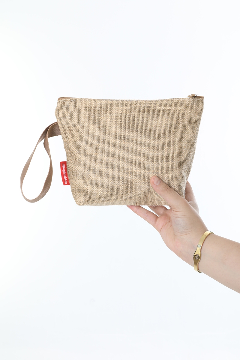 Baghashtag Simli Körüklü Jüt Hasır Portföy Çanta 8 Baghashtag Simli Körüklü Jüt Hasır Portföy Çanta - Görsel 8