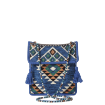 Baghashtag Mavi Kilim Motifli Heybe Çanta