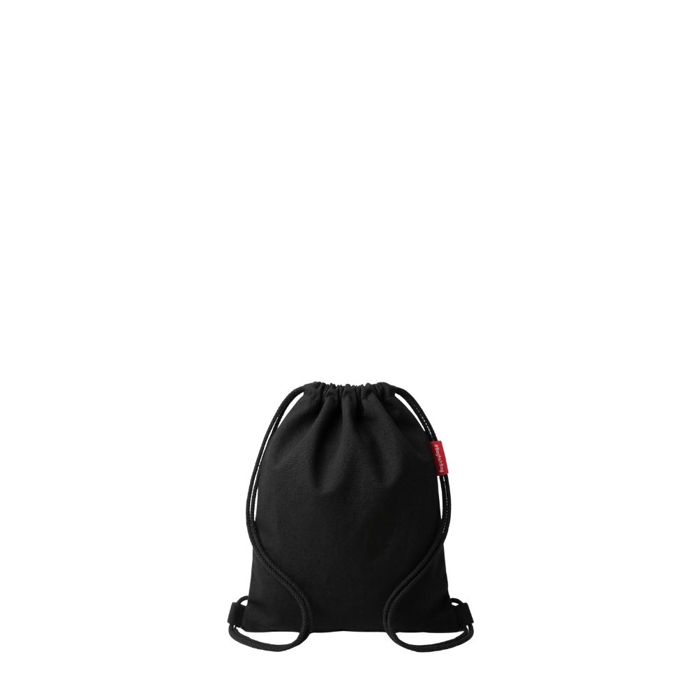 Baghashtag Mini Siyah Sırt Bez Çanta 1 Baghashtag Mini Siyah Sırt Bez Çanta