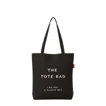 Baghashtag Siyah Bez Çanta The Tote Bag Baskılı