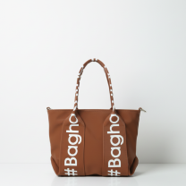 Baghashtag Taba Mini Su Geçirmez Kulp Yazılı Tote Çanta