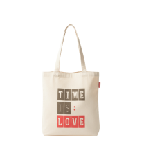 Baghashtag Time is Love Baskılı Bez Çanta