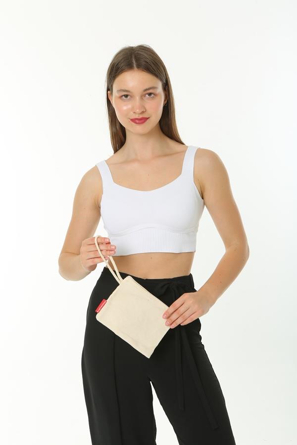 Baghashtag Clutch Bez Çanta 2 Baghashtag Clutch Bez Çanta - Görsel 2