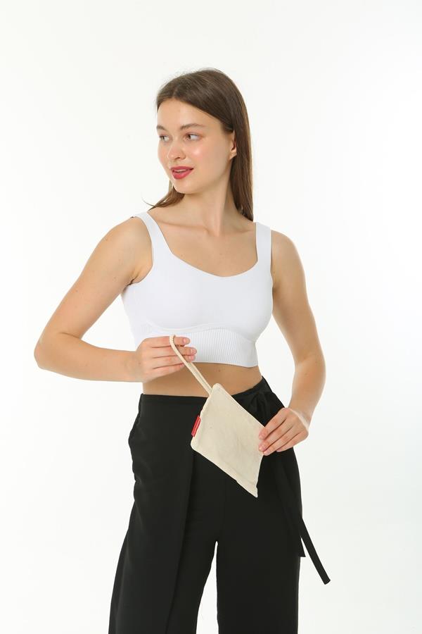 Baghashtag Clutch Bez Çanta 3 Baghashtag Clutch Bez Çanta - Görsel 3