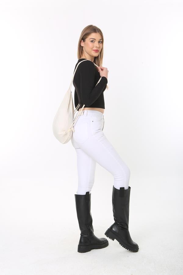 Baghashtag Baskısız Ham Bez Büzgülü Sırt Bez Çantası 5 Baghashtag Baskısız Ham Bez Büzgülü Sırt Bez Çantası - Görsel 5