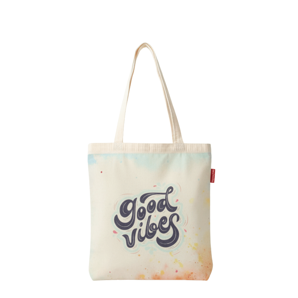 Baghashtag Good Vibes Baskılı Bez Çanta - Görsel 7
