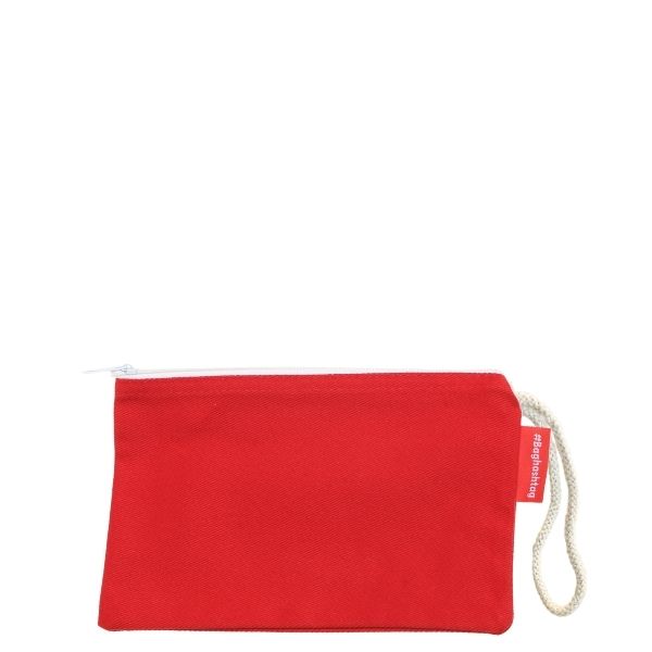 Baghashtag Kırmızı Clutch Bez Çanta - Görsel 7