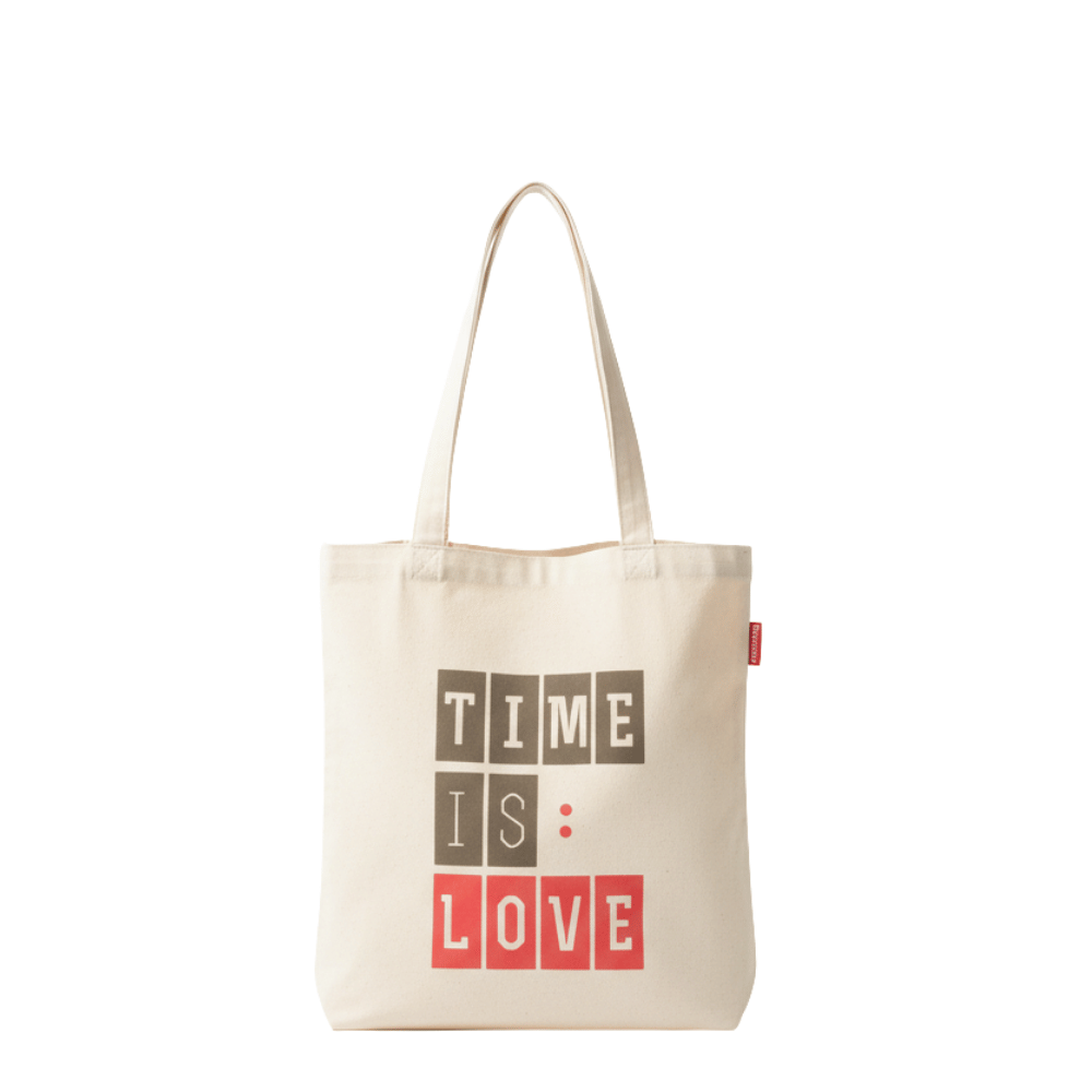 Baghashtag Time is Love Baskılı Bez Çanta