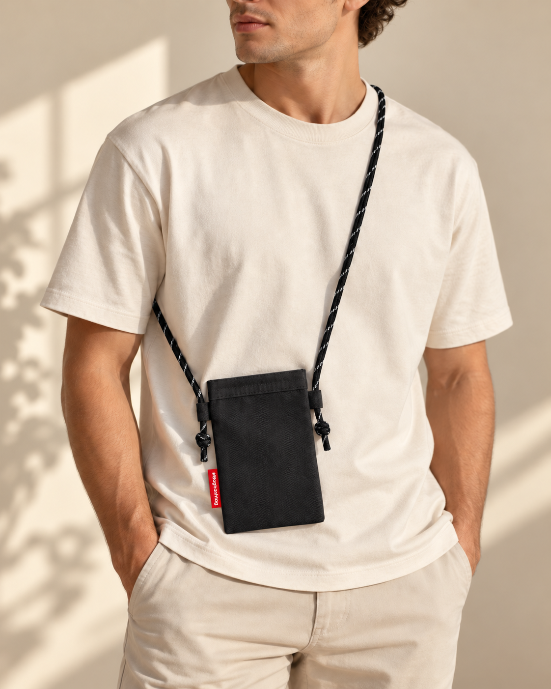BagHashtag Loop Cord Turuncu Ayarlanabilir Telefon Çantası Kordonu - Görsel 6